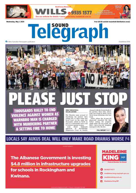 Sound Telegraph - Wednesday, 01 May 2024 edition